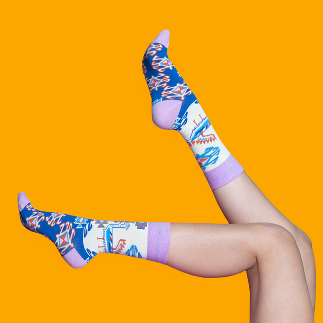 Dordfasil Designer Socks Styled