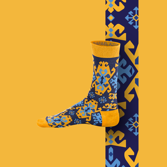 Heris Designer Socks Ornament