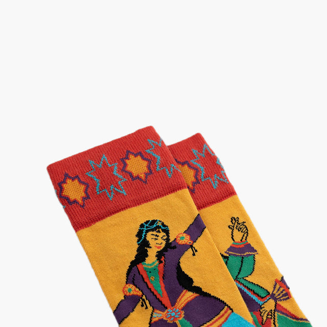 Mariam Designer Socks - Side View