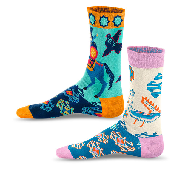 2-Pack Safavi x Dordfasil Designer Socks