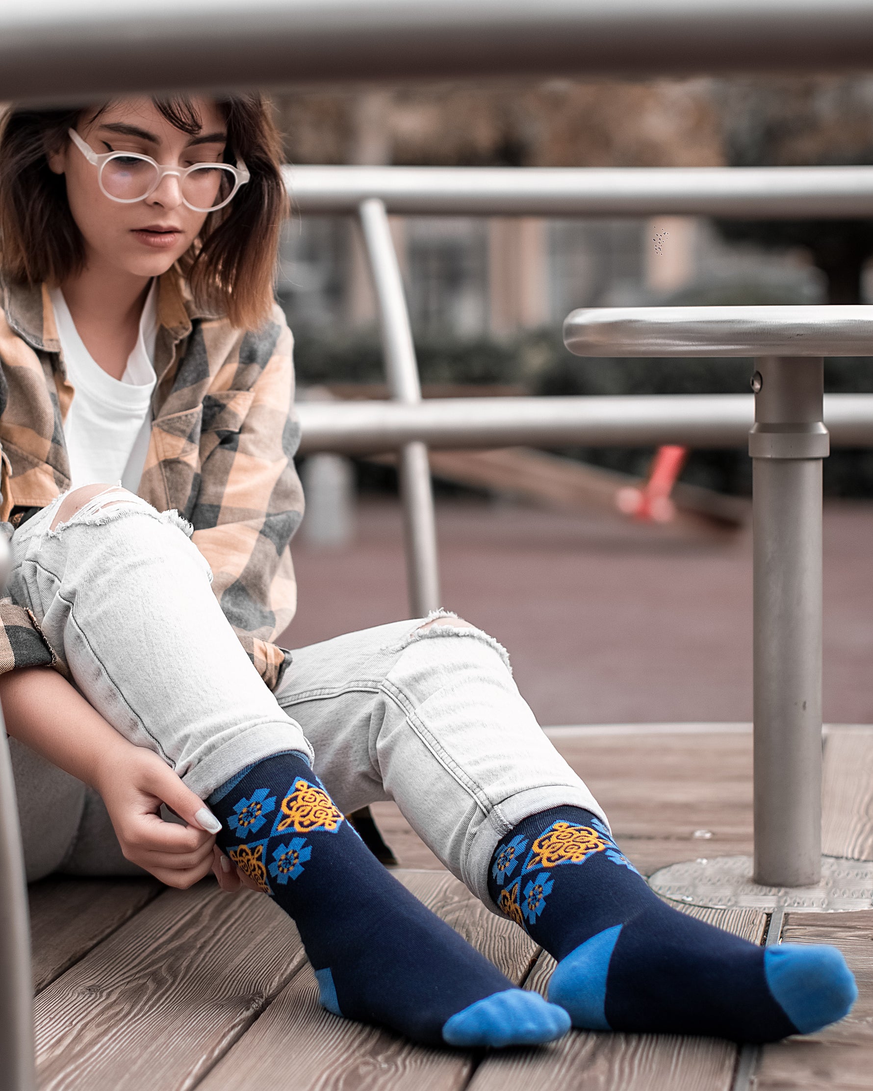 designer dress socks Design Your Own Black or Navy Flat Knit Dress Socks Black / X-Large