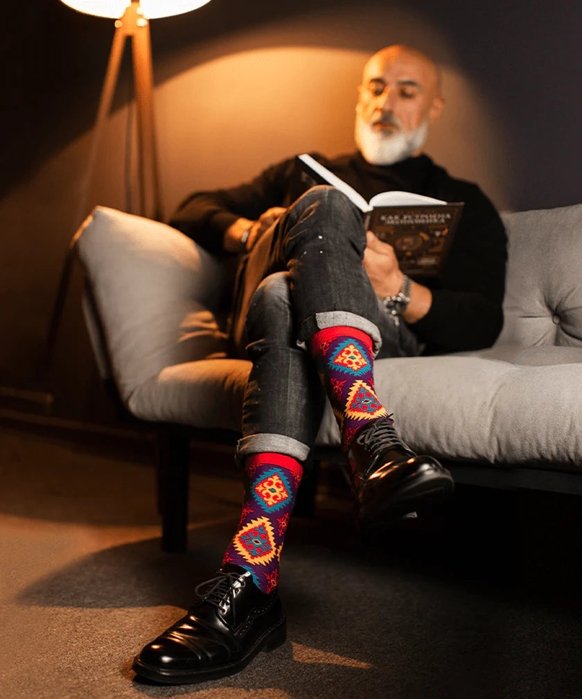 8-Pack Artful Tradition Designer Socks