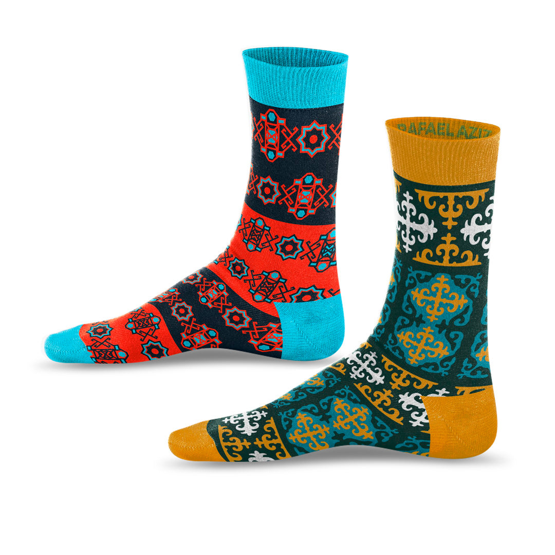 2-Pack Designer Socks Gift Box | Luxury Socks | Rafael Aziz