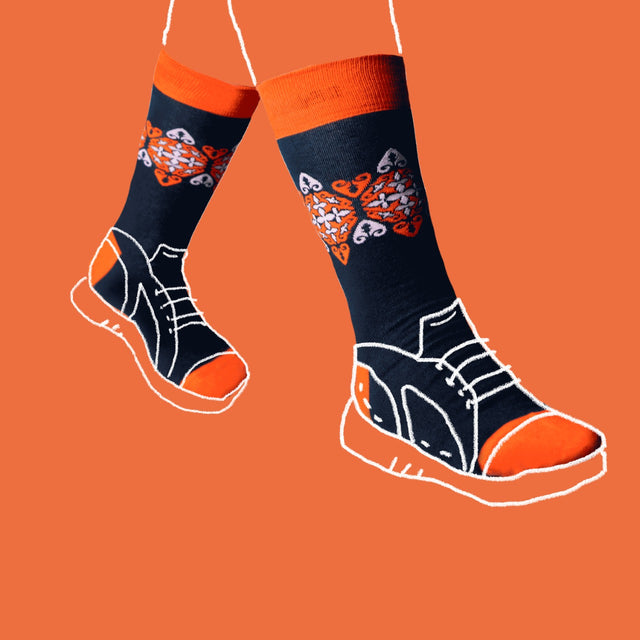 Guba Designer Socks with Shoes
